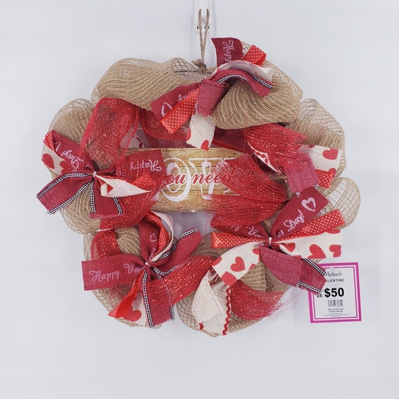 valentine wreath michaels